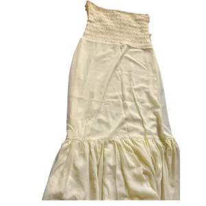NWT - Meshki Olivette Strapless Chiffon Maxi Dress in Lemon Sherbert- Size M thumbnail 14