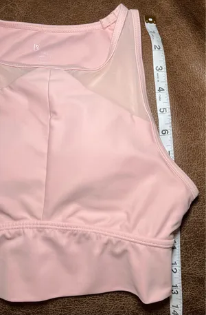 BuffBunny Collection Viva La Vibe Sports Bra Light Pink/Blush Size Small thumbnail 5