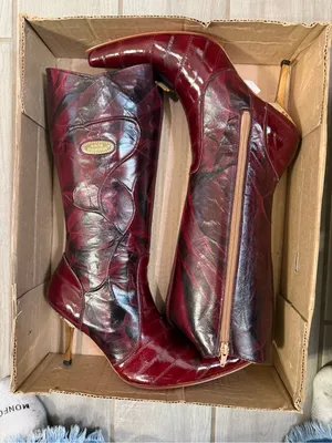 White Diamond Vintage-Inspired Genuine Eel Skin Western Boots thumbnail 5