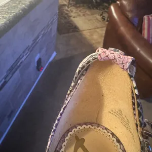 Sam Edelman snakeskin heels purple and pink size 10M thumbnail 8