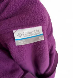Columbia women’s full zip fleece jacket size M purple  thumbnail 4