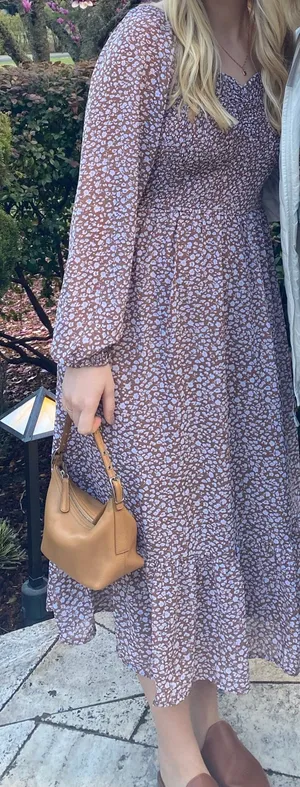 Floral long sleeve dress thumbnail 3