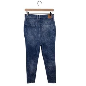 Free People We the Free Dark Acid Wash High Rise Skinny Jeans Women's Size 30 thumbnail 2