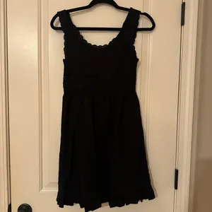 Brandy Melville, black dress lace detail thumbnail 3