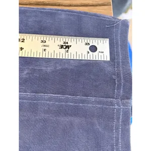Vintage Poorboy Maxi Skirt Blue Ribbed Knit Back Slit S thumbnail 11