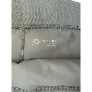OFFLINE by Aerie Sage Green Pleated Tennis Skirt Logo Goals Skort Large NWT‎ thumbnail 5