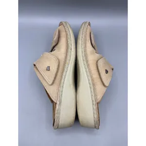 Finn Comfort 37 Sandals Leather Beige Adjustable‎ Strap Slides Comfort Shoes thumbnail 6