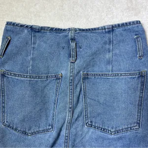 Nasty Gal High Rise Paperbag Denim Shorts thumbnail 7