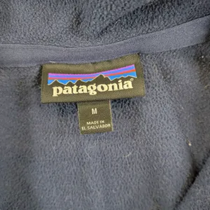 Patagonia Womens Micro D Quarter-Zip Fleece Pullover Navy Blue 26276 Size M thumbnail 5