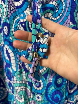 Alice & Trixie Mosaic Print Silk Blouse size medium thumbnail 4