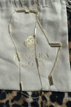Kendra Scott gold-tone adjustable lariat necklace thumbnail 1
