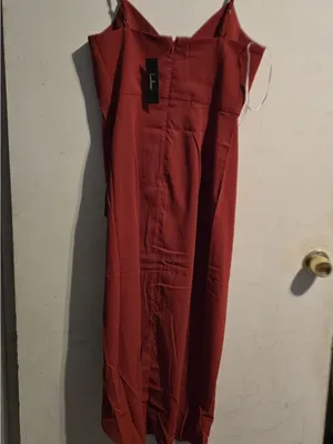 Lulu's Red Spaghetti-Strap Maxi Dress thumbnail 9