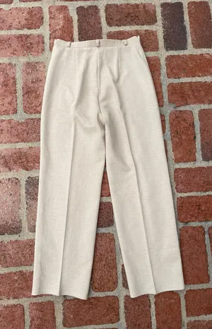 Boutique Vintage textured pants • fits a size 4/26 • super flattering thumbnail 4
