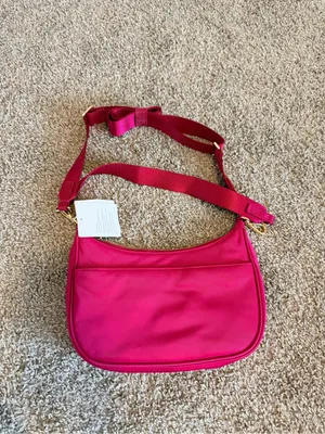 Lululemon City Essentials Small Shoulder Bag 3L Berry Rumble Sold Out color NWT thumbnail 6