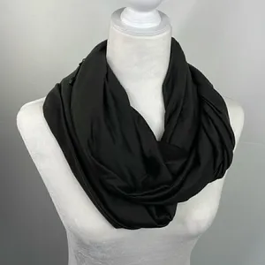 Beyond Yoga Women's Brown Hidden Zipper Pocket Infinity Scarf One Size thumbnail 2
