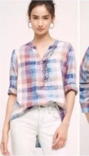 Anthropologie Plaid Shirt‎ thumbnail 1