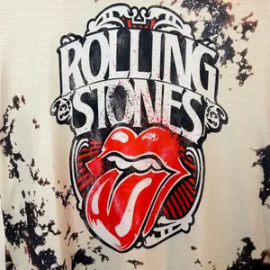 Tie Dye Rolling Stones Graphic Print T-shirt. New. Size 2X thumbnail 6