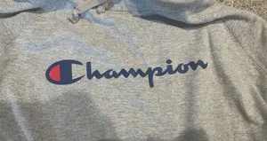 Champion Gray Hoodie thumbnail 3