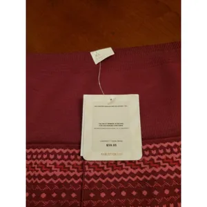 Fabletics Holiday Print Fair Isle Plaid Red Legging Xl Nwt Designer thumbnail 10
