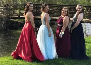 Blue Prom Dress Size 2 thumbnail 7