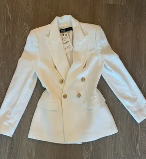 ZARA Tweed Blazer thumbnail 1