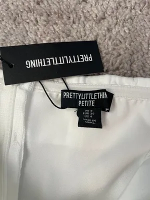 Pretty Little Thing White Mini Dress 4 thumbnail 3