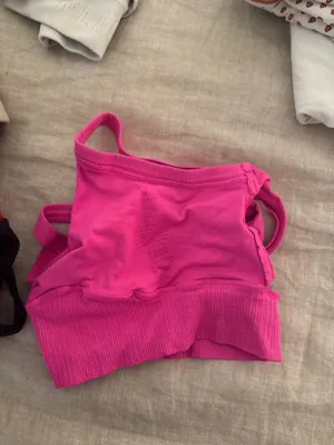 Pink Free People Top Crop thumbnail 2