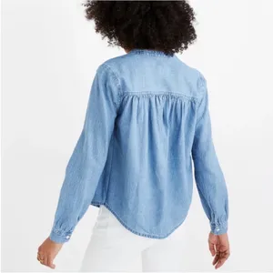 Madewell Sky Blue Button Down Shirt thumbnail 3