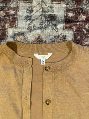 Tan brown cardigan thumbnail 2