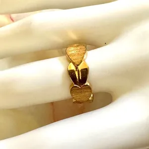 14k HGE gold heart ring thumbnail 1