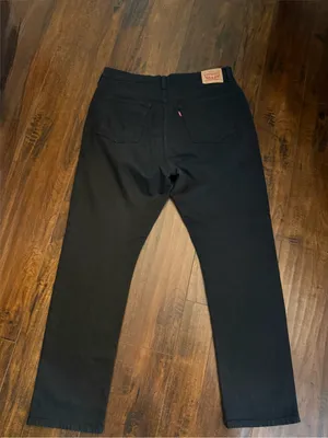 Levi’s 501 Original Fit Jeans Womens W34 L30 Black Sprout Straight Leg thumbnail 5