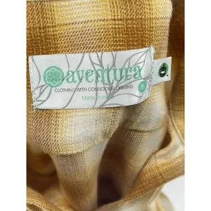 Aventura‎ Shirt Womens Small Yellow Plaid Work Cabin Pumpkin Fall Autumn Bin12 thumbnail 2