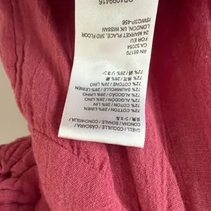 Free People M Rose Pink Dress Pintuck Smocked Puff Sleeve Boho‎ Slouchy thumbnail 7