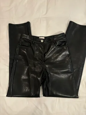Aritzia Melina Super High Rise leather pants thumbnail 4