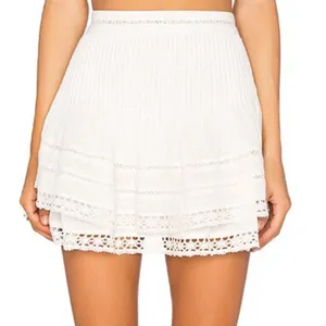 Free People Summer's Night Skirt in Ivory Size 8 thumbnail 1