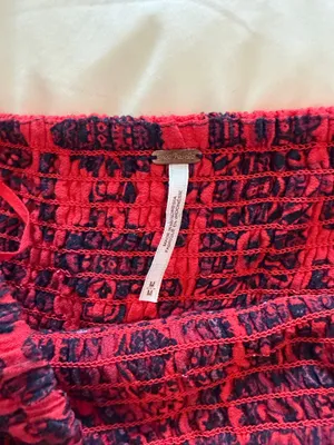 Free People Dress Mini Red thumbnail 2