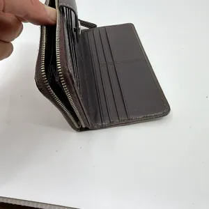 Coach Signature C Slim Brown Coated Canvas Leather Wallet thumbnail 8