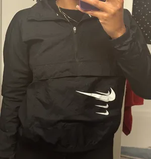 women’s quarter zip windbreaker jacket thumbnail 2