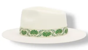 Lack of Color Beverly Ivory 100% Wool Wide Brimmed Fedora Hat Size Medium NWT thumbnail 1
