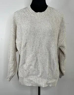 American Eagle Outfitters Knitted Crewneck Side Slit Comfy Cozy Lounge‎ Sweater thumbnail 1