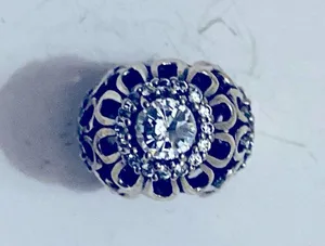 PANDORA Authentic Floral Brilliance Charm with Clear Cubic Zirconia thumbnail 5