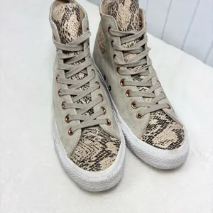 Converse Chuck Taylor All Star Loop Hi Top Papyrus Ivory Snake Size‎ 9 thumbnail 3