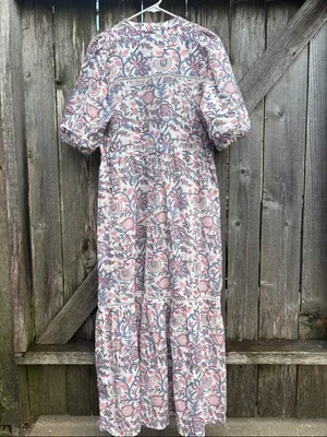 NWT Emerson Fry Love, Tomas Lucy 4 Floral Button Front Dress Large Retail $188 thumbnail 13