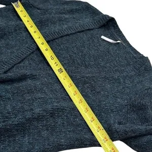 Free People Wool Blend Karina Crossover Knit Sweater Green Cozy Luxury Chic XS thumbnail 10