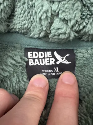 Eddie Bauer Cozy Plush Mock Neck Sweater - Sage Green thumbnail 5