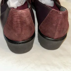 Munro Geana Wine Color Leather Loafers Shoes(Size 8M) thumbnail 7