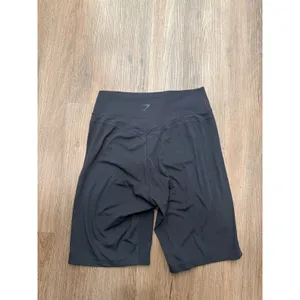 Gymshark Whitney Simmons Black High Rise Biker Shorts Gold Plate Logo Size S thumbnail 2