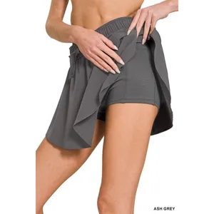 Zenana‎ Soft Woven Active Skorts - Medium thumbnail 4