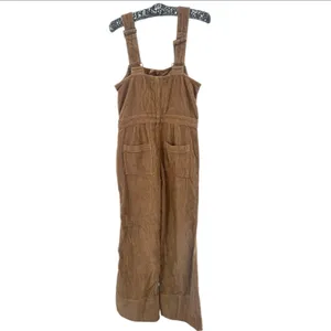 NWT Aerie Women's Corduroy Kick Flare Overalls Size‎ S thumbnail 5