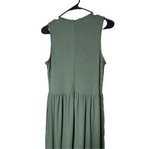 Cider‎ Solid Green Sleeveless Wide Leg Jumpsuit thumbnail 8